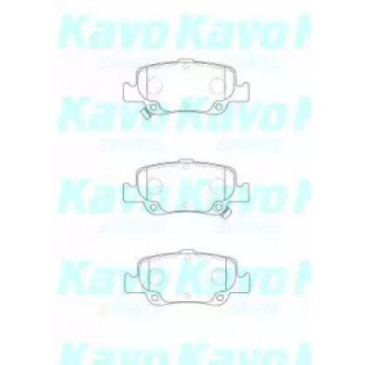 Комплект тормозных колодок, дисковый тормоз BP9129 KAVO PARTS - купить в магазине запчастей по Украине