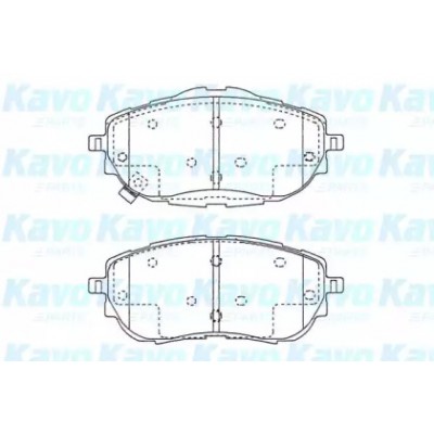 Комплект тормозных колодок, дисковый тормоз BP9150 KAVO PARTS - купить в магазине запчастей по Украине