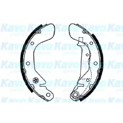 Комплект тормозных колодок BS1403 KAVO PARTS - купить в магазине запчастей по Украине