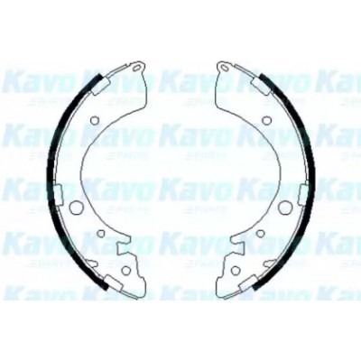 Комплект тормозных колодок BS2906 KAVO PARTS - купить в магазине запчастей по Украине