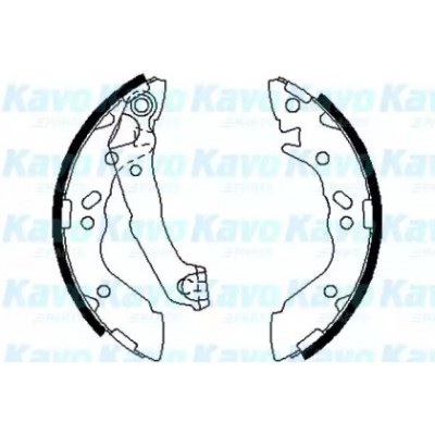 Комплект тормозных колодок BS3407 KAVO PARTS - купить в магазине запчастей по Украине