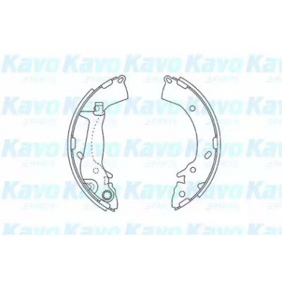Комплект тормозных колодок BS3415 KAVO PARTS - купить в магазине запчастей по Украине
