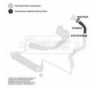Трубка нагнетаемого воздуха BORG and BECK BTH1022 BTH1022 BORG and BECK - купить в магазине запчастей по Украине