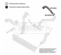 Трубка нагнетаемого воздуха BORG and BECK BTH1025 BTH1025 BORG and BECK - купить в магазине запчастей по Украине