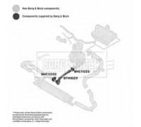 Трубка нагнетаемого воздуха BORG and BECK BTH1029 BTH1029 BORG and BECK - купить в магазине запчастей по Украине