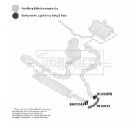 Трубка нагнетаемого воздуха BORG and BECK BTH1033 BTH1033 BORG and BECK - купить в магазине запчастей по Украине