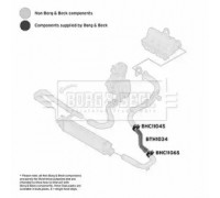 Трубка нагнетаемого воздуха BORG and BECK BTH1034 BTH1034 BORG and BECK - купить в магазине запчастей по Украине