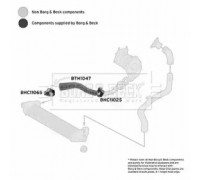 Трубка нагнетаемого воздуха BORG and BECK BTH1047 BTH1047 BORG and BECK - купить в магазине запчастей по Украине