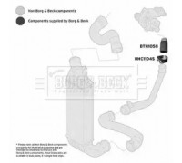 Трубка нагнетаемого воздуха BORG and BECK BTH1058 BTH1058 BORG and BECK - купить в магазине запчастей по Украине