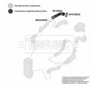 Трубка нагнетаемого воздуха BORG and BECK BTH1064 BTH1064 BORG and BECK - купить в магазине запчастей по Украине