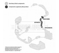 Трубка нагнетаемого воздуха BORG and BECK BTH1073 BTH1073 BORG and BECK - купити в магазині запчастин по Україні