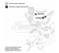 Трубка нагнетаемого воздуха BORG and BECK BTH1096 BTH1096 BORG and BECK - купить в магазине запчастей по Украине