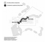 Трубка нагнетаемого воздуха BORG and BECK BTH1100 BTH1100 BORG and BECK - купить в магазине запчастей по Украине