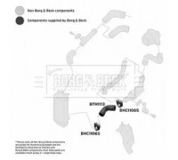 Трубка нагнетаемого воздуха BORG and BECK BTH1113 BTH1113 BORG and BECK - купить в магазине запчастей по Украине