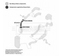 Трубка нагнетаемого воздуха BORG and BECK BTH1114 BTH1114 BORG and BECK - купить в магазине запчастей по Украине