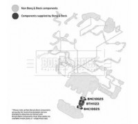 Трубка нагнетаемого воздуха BORG and BECK BTH1123 BTH1123 BORG and BECK - купить в магазине запчастей по Украине