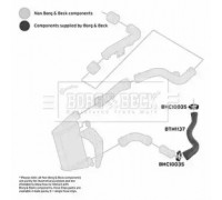 Трубка нагнетаемого воздуха BORG and BECK BTH1137 BTH1137 BORG and BECK - купить в магазине запчастей по Украине