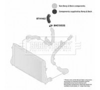 Трубка нагнетаемого воздуха BORG and BECK BTH1162 BTH1162 BORG and BECK - купить в магазине запчастей по Украине