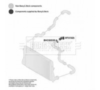 Трубка нагнетаемого воздуха BORG and BECK BTH1165 BTH1165 BORG and BECK - купить в магазине запчастей по Украине
