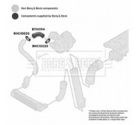 Трубка нагнетаемого воздуха BORG and BECK BTH1194 BTH1194 BORG and BECK - купить в магазине запчастей по Украине