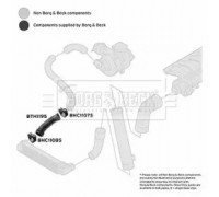 Трубка нагнетаемого воздуха BORG and BECK BTH1195 BTH1195 BORG and BECK - купить в магазине запчастей по Украине