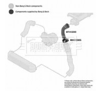 Трубка нагнетаемого воздуха BORG and BECK BTH1200 BTH1200 BORG and BECK - купить в магазине запчастей по Украине
