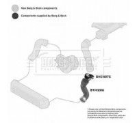 Трубка нагнетаемого воздуха BORG and BECK BTH1206 BTH1206 BORG and BECK - купить в магазине запчастей по Украине