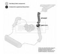 Трубка нагнетаемого воздуха BORG and BECK BTH1207 BTH1207 BORG and BECK - купить в магазине запчастей по Украине