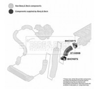 Трубка нагнетаемого воздуха BORG and BECK BTH1208 BTH1208 BORG and BECK - купить в магазине запчастей по Украине