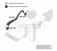 Трубка нагнетаемого воздуха BORG and BECK BTH1209 BTH1209 BORG and BECK - купити в магазині запчастин по Україні