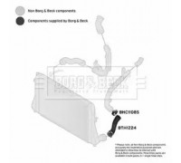 Трубка нагнетаемого воздуха BORG and BECK BTH1224 BTH1224 BORG and BECK - купить в магазине запчастей по Украине