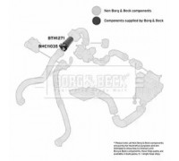 Трубка нагнетаемого воздуха BORG and BECK BTH1271 BTH1271 BORG and BECK - купить в магазине запчастей по Украине