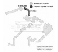 Трубка нагнетаемого воздуха BORG and BECK BTH1282 BTH1282 BORG and BECK - купить в магазине запчастей по Украине