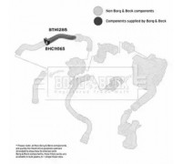Трубка нагнетаемого воздуха BORG and BECK BTH1285 BTH1285 BORG and BECK - купить в магазине запчастей по Украине