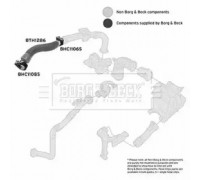 Трубка нагнетаемого воздуха BORG and BECK BTH1286 BTH1286 BORG and BECK - купить в магазине запчастей по Украине