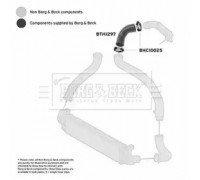Трубка нагнетаемого воздуха BORG and BECK BTH1297 BTH1297 BORG and BECK - купить в магазине запчастей по Украине