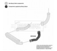 Трубка нагнетаемого воздуха BORG and BECK BTH1331 BTH1331 BORG and BECK - купить в магазине запчастей по Украине