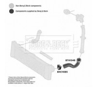 Трубка нагнетаемого воздуха BORG and BECK BTH1348 BTH1348 BORG and BECK - купить в магазине запчастей по Украине