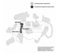 Трубка нагнетаемого воздуха BORG and BECK BTH1350 BTH1350 BORG and BECK - купить в магазине запчастей по Украине