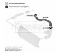 Трубка нагнетаемого воздуха BORG and BECK BTH1351 BTH1351 BORG and BECK - купить в магазине запчастей по Украине