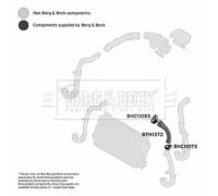 Трубка нагнетаемого воздуха BORG and BECK BTH1372 BTH1372 BORG and BECK - купить в магазине запчастей по Украине