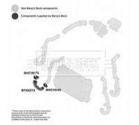 Трубка нагнетаемого воздуха BORG and BECK BTH1373 BTH1373 BORG and BECK - купить в магазине запчастей по Украине