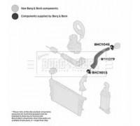 Трубка нагнетаемого воздуха BORG and BECK BTH1379 BTH1379 BORG and BECK - купить в магазине запчастей по Украине