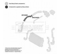 Трубка нагнетаемого воздуха BORG and BECK BTH1383 BTH1383 BORG and BECK - купить в магазине запчастей по Украине