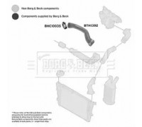 Трубка нагнетаемого воздуха BORG and BECK BTH1392 BTH1392 BORG and BECK - купить в магазине запчастей по Украине