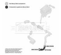 Трубка нагнетаемого воздуха BORG and BECK BTH1402 BTH1402 BORG and BECK - купить в магазине запчастей по Украине