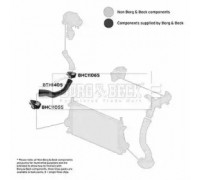 Трубка нагнетаемого воздуха BORG and BECK BTH1405 BTH1405 BORG and BECK - купить в магазине запчастей по Украине
