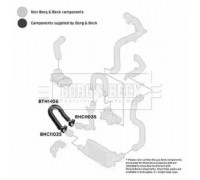 Трубка нагнетаемого воздуха BORG and BECK BTH1406 BTH1406 BORG and BECK - купить в магазине запчастей по Украине