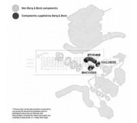 Трубка нагнетаемого воздуха BORG and BECK BTH1418 BTH1418 BORG and BECK - купить в магазине запчастей по Украине