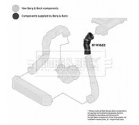 Трубка нагнетаемого воздуха BORG and BECK BTH1622 BTH1622 BORG and BECK - купить в магазине запчастей по Украине